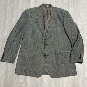 🔥BUNDLE SALE Mens 46L Versini 100% silk sports coat suit jacket blazer woven